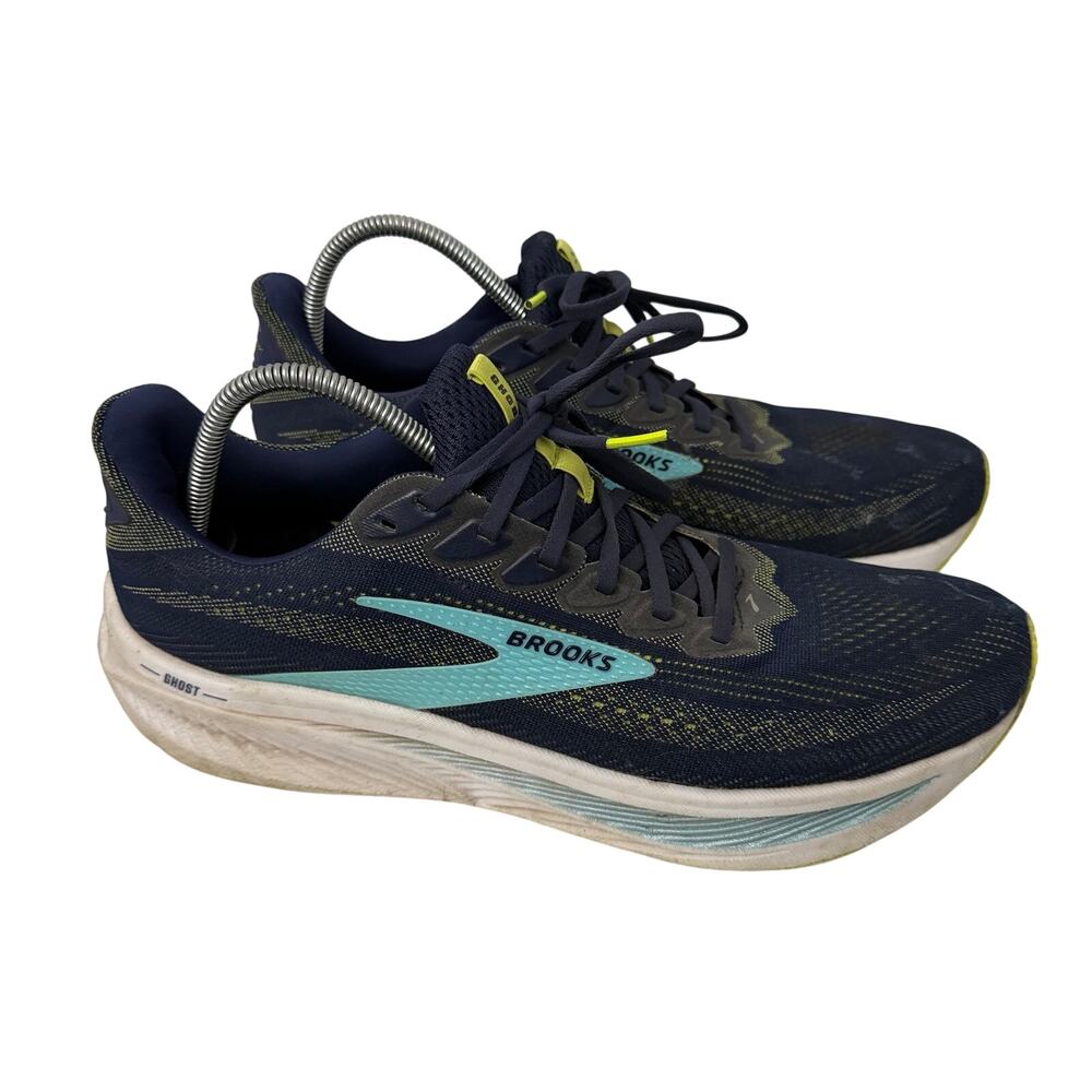 Brooks Ghost 17 Shoes Mens Size 13 D Running Navy Blue